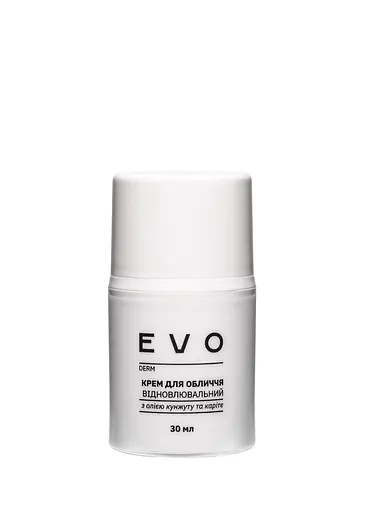 Крем для лица восстанавливающий с маслом кунжута и карите EVO derm 30 мл - фото 1