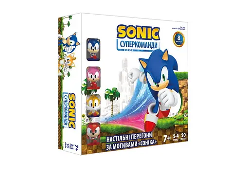 Настільна гра Geekach Games Сонік. Суперкоманди (Sonic Super Teams) (укр.) (GKCH094S)