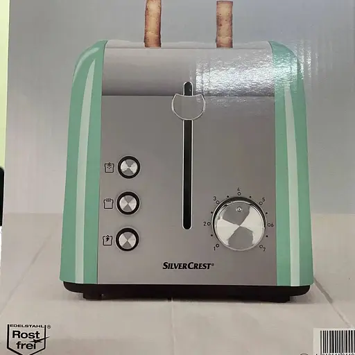 Тостер Silver Crest STS 850C1 850W Menthol + 7 режимов обжаривания - фото 3