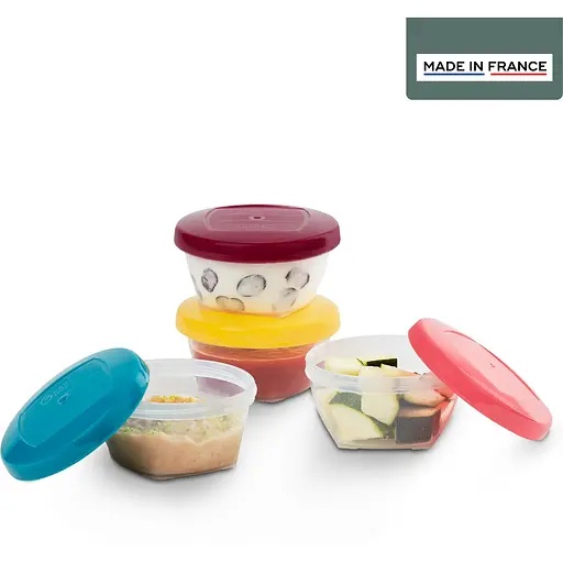 Набір контейнерів для їжі Babymoov Babybols 120 мл x 4 шт. (A004307) - фото 2