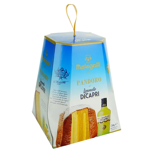 Кекс Melegatti Pandoro Limoncello di Capri з кремом лімончелло 750 г - фото 2