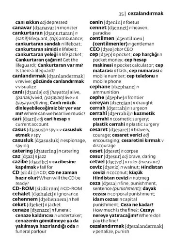 Collins Gem Turkish Dictionary 2nd Eedition - фото 3