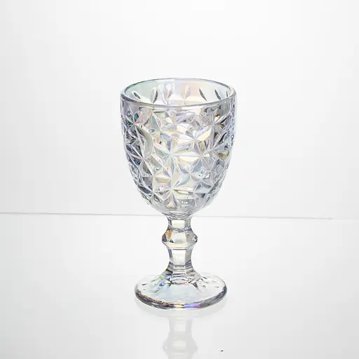 Набір келихів для вина 6 штук 240 мл винні келихи на ніжці скляні фужери для вина подарункові Yiwu HP-19-174 - фото 3