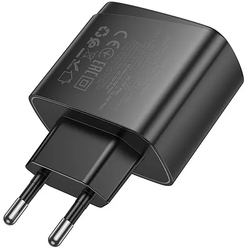 МЗП Hoco CS63A Bright PD65W (1USB-A/1C) Black - фото 5