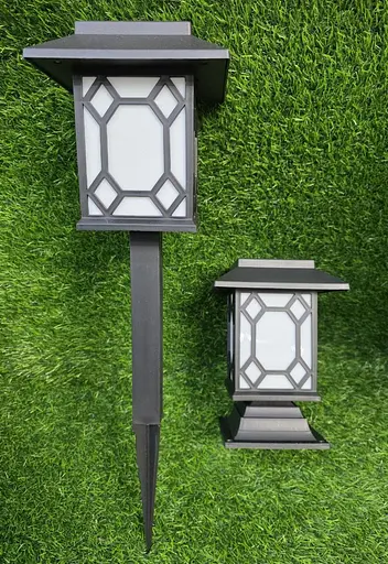 Вуличні садові сонячні світильники Solar Pathway Light 2 шт. на сонячних батареях підсвічування газону - фото 2