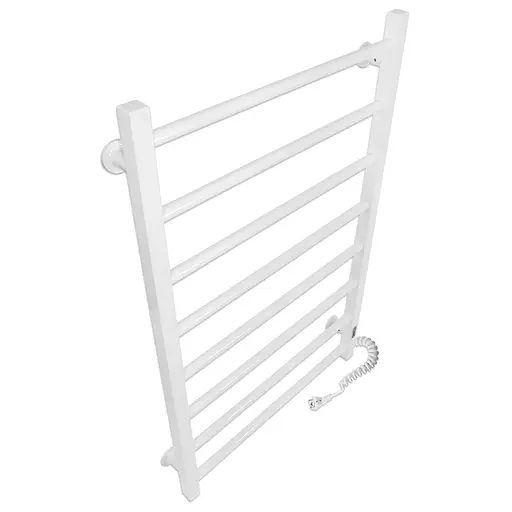 Электрический полотенцесушитель Laris Зебра Альфа ЧФ8 500x800 Э правый R3 77700074, Белый, Правое, Электронный - фото 3