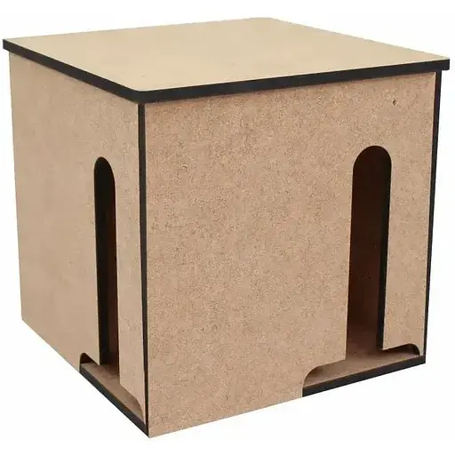 Органайзер для чаю Rosa Talent квадрат 4 комірки МДФ 18х18х18 см