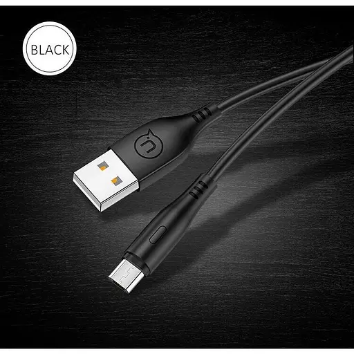 Кабель Usams U18 Round USB-A to Micro-USB 2A 1m White [138959] - фото 4