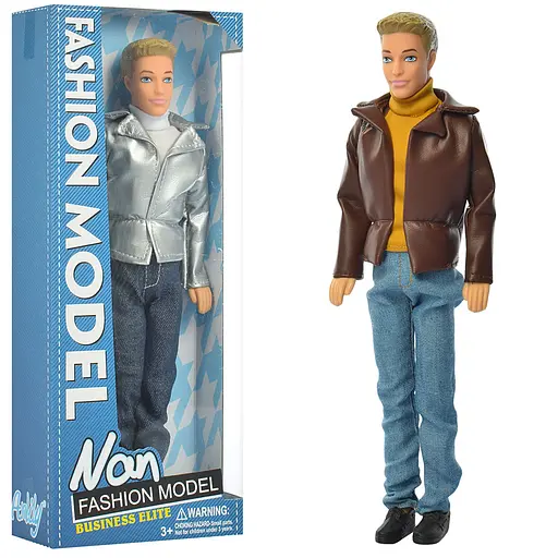 Лялька 99166 Кен, Fashion Model 30 см, коробці, 13-33-6см (6990298433816) Сріблястий - фото 2