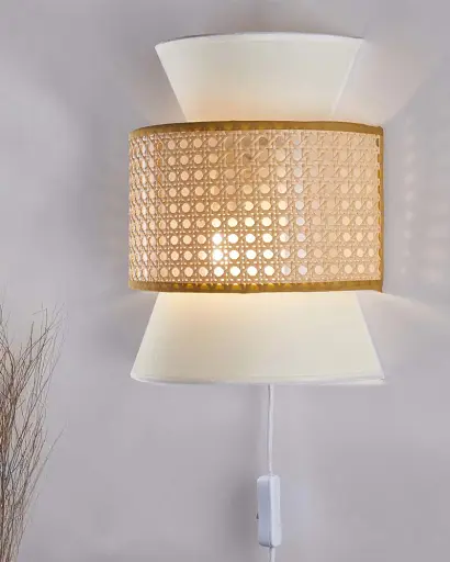 Бра, настінний світильник Goldlux 331144 Grenada E27 1x20W IP20 бежевий - фото 2