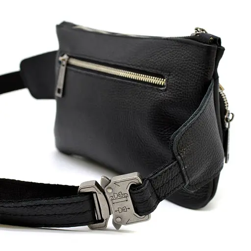 Кожаная мужская сумка на пояс TARWA 26х16х3 см 000296333 - фото 6