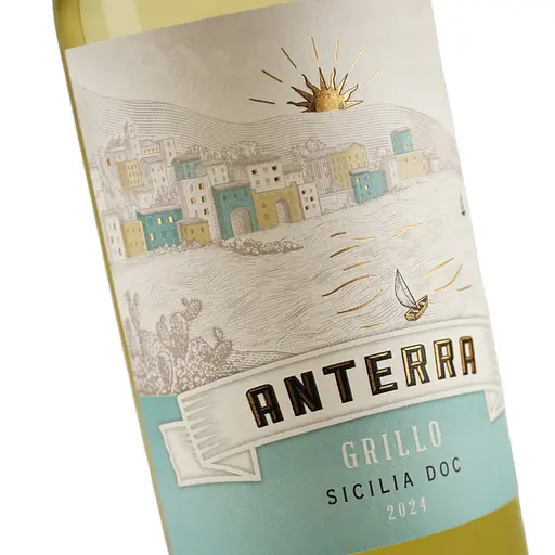 Вино Anterra Grillo Sicilia DOC белое сухое 0.75 л - фото 5