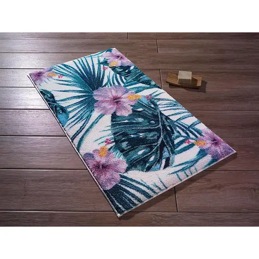 Килимок для ванної Confetti Hibiscus Lila 50 x 57