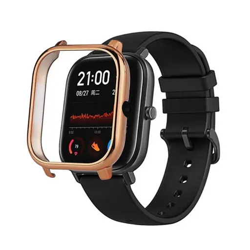 Захисний бампер Tamister для смартгодинника Amazfit GTS рожеве золото - фото 4