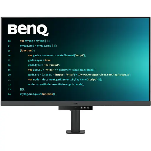 TFT 31.5" BenQ RD320UA, 4K, IPS, 2xHDMI, DP, USB-C, Pivot, колонки, сірий - фото 7