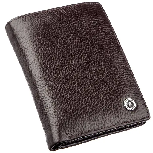 Чоловічий шкіряний гаманець Boston 9.5х12.5 см acs0014777 - фото 1