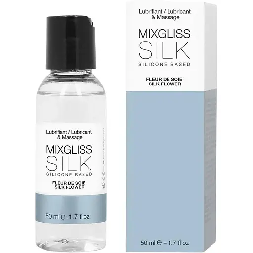 Лубрикант на силіконовій основі MixGliss Silk Fleur De Soie з квітковим ароматом 50 мл