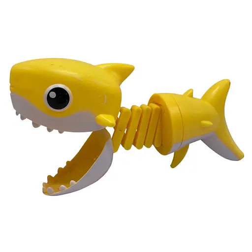 Робопистолет механический "Акула" Bambi 521 из безопасных материалов Желтый - фото 1