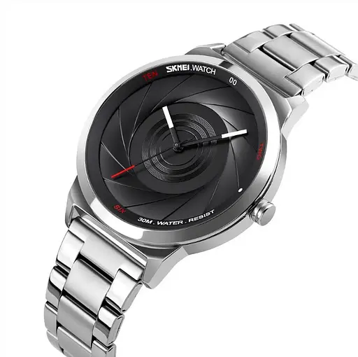 Класичний чоловічий годинник Skmei 9210 Сріблястий - фото 2