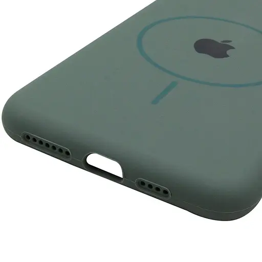Чохол Epik Silicone Case Full Protective AA with MagSafe для Apple iPhone 11 Pro Max 6.5 Зелений/Pine green - фото 5