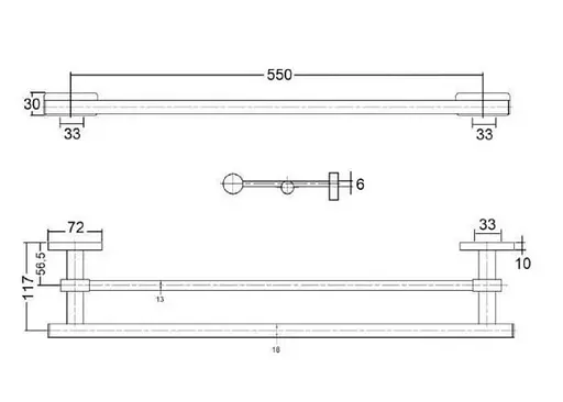 Тримач для рушника Kludi A-XES 4898805 - фото 2