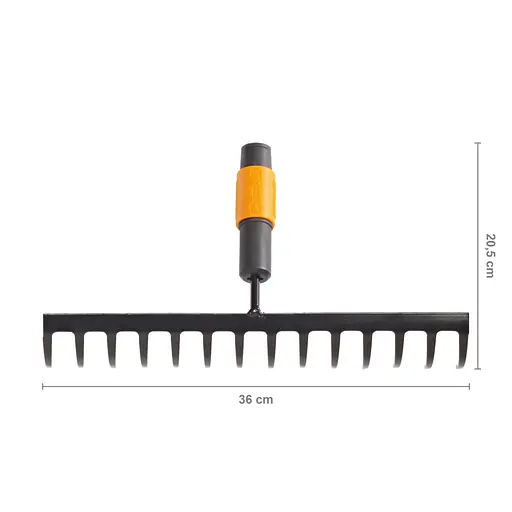Грабли Fiskars QuikFit™ 35 см, 14 зубов, 135511 (1000653) - фото 4
