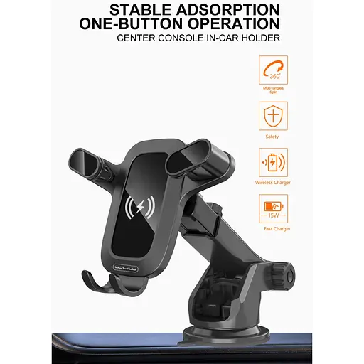 Автотримач для телефона WUW-Z30 black - фото 8