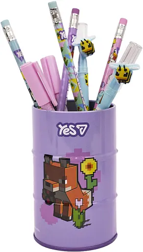 Стакан-подставка бочка Yes Minecraft Spring металл (470458) - фото 2