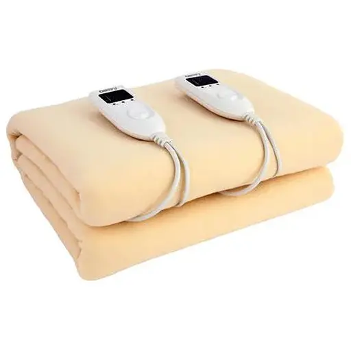 Электрическое одеяло Camry CR 7408 двухспальное для обогрева мощность 120 Вт, 150 см х 160 см