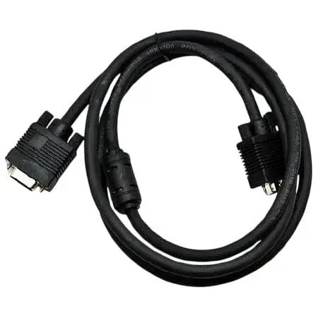 Кабель Gresso Vga 1.5 м модель V4003 male to male тато-тато 2 ферити чорний пакет