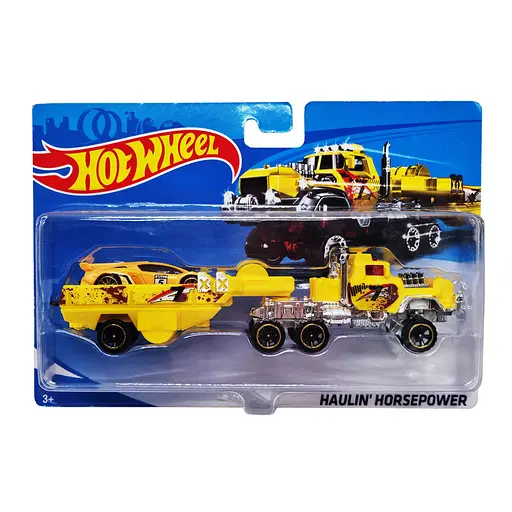 Дитячий ігровий набір машинок Bambi T-P771-1(Yellow) з трейлером - фото 1