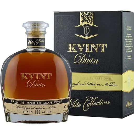Дивин Kvint Surprise XO 10 лет 40% 0.75 л в подарочной упаковке.
