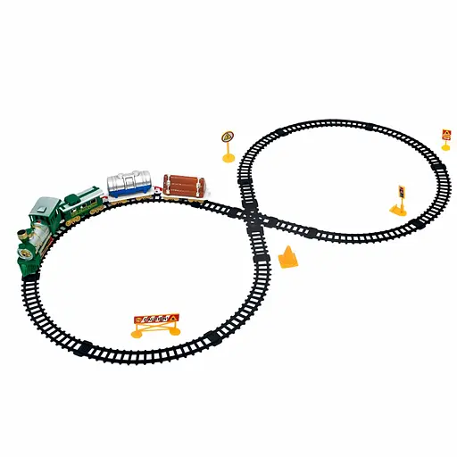 Детская железная дорога Classic Train со звуком и светом (JHX6681) - фото 2