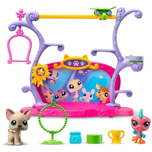 Игровой набор Littlest Pet Shop Шоу Талантов 00558 сцена, 2 фигурки, аксессуары - фото 3