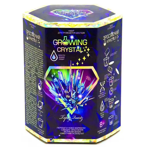 Набір для дослідів Growing Crystal (українською), Danko Toys - фото 4