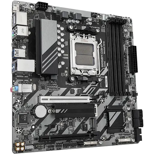 Материнська плата Gigabyte B850M D3HP sAM5 B850 4xDDR5 M.2 HDMI DP mATX - фото 2
