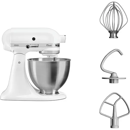 Кухонная машина KitchenAid 5K45SSEWH - фото 2