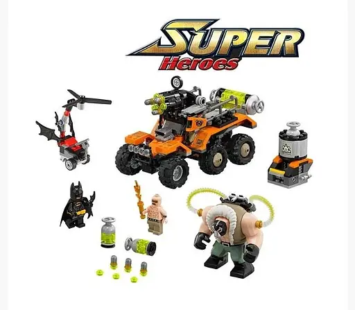 Конструктор Decool 7130 Хімічна атака Бейна - 366 дет. - фото 3