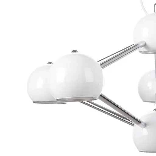 Люстра Brille молекула подвесная E14 40W WH (BL-317S/7) - фото 3