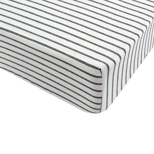 Простирадло на резинці з наволочками Lotus Home Timeless 160х200 см антрацит (svt-2000022350280) - фото 5