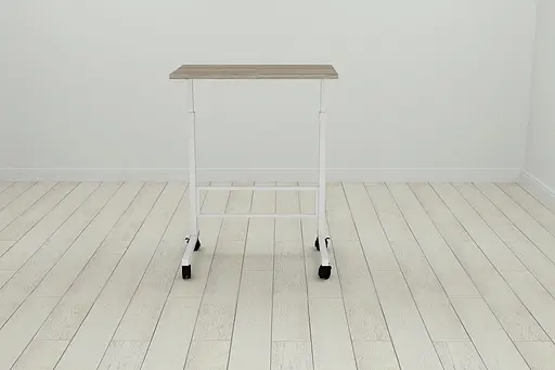 Стіл приставний Ferrum-decor Аміго 62x60x40 метал Білий ДСП Дуб Дуб Сонома Трюфель 16мм (FRD-102537) - фото 4