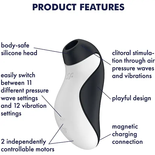 Вакуумный стимулятор Satisfyer Orca - фото 6