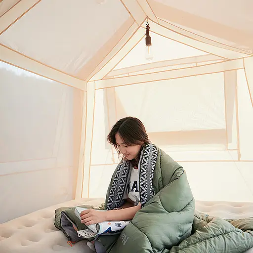 Спальний мішок Naturehike L150 NH20MSD05, 13°C правий темно-зелений - фото 3