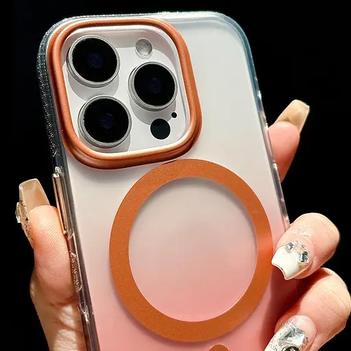Чохол Epik TPU+PC Shadow with MagSafe для Apple iPhone 16 Pro 6.3 Rose Gold - фото 2