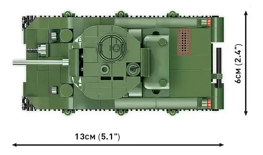 Конструктор танк Historical Collection World War II 2715 Sherman M4A1 COBI 2715 - фото 4