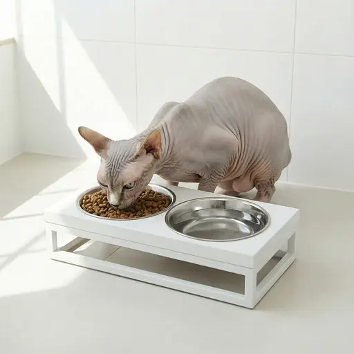 Hollky Base S — миски на підставці для маленьких собак та котів (2 × 0,45 л) - фото 9