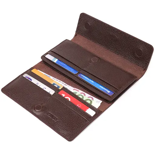 Женский кожаный кошелек Canpellini 19х10.5х1.5 см acs0025168 - фото 4