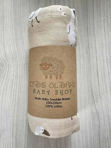 Муслинова дуже якісна пелюшка OldBro Kids 100x120 см - фото 2