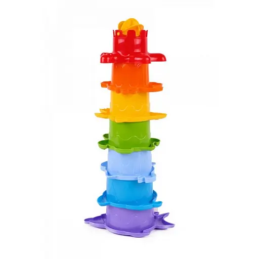 Игровой набор для игры с песком "Пирамидка" ТехноК 6580TXK - фото 2