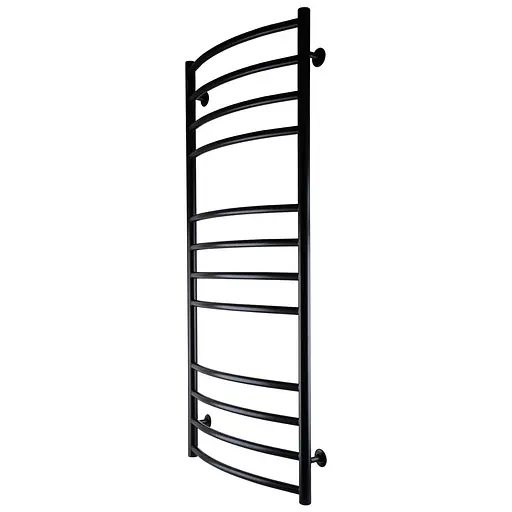 Полотенцесушитель UNIO LDE W 1200-500-12 BLK Лестница Дуга Элит черная (21553) - фото 2